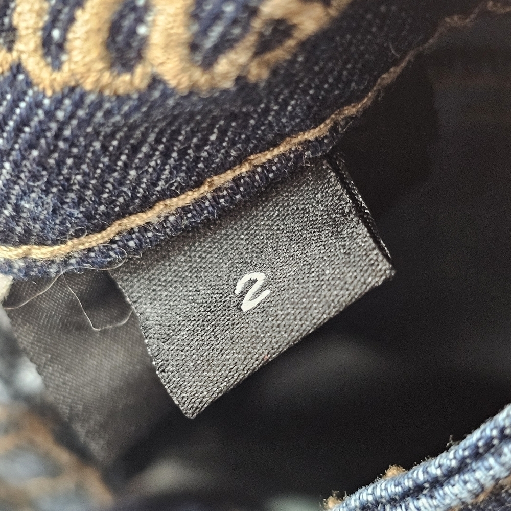 Harley-Davidson Bootcut Jeans Women’s 2 Dark Wash Denim Motorcycle Rider Biker - Picture 9 of 15